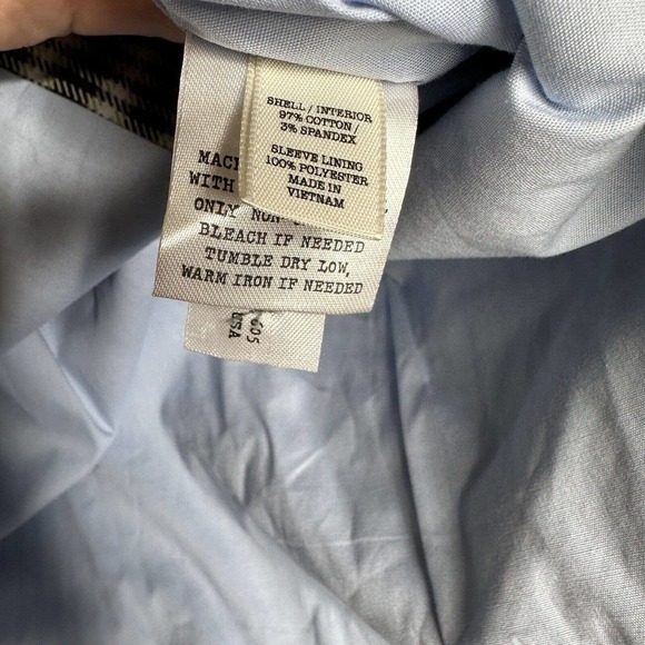 NWT Construct Men's Button Down Plaid Shirt Engineered Goods Blue Green Size S - Picture 4 of 6